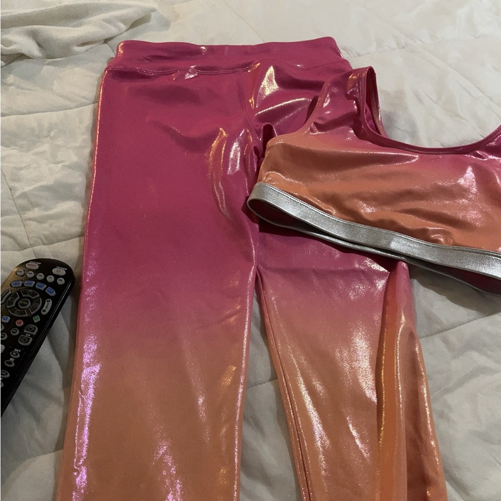 Girls size 7/8 halter top and pants